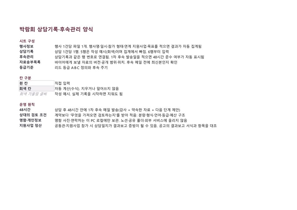 상담기록·후속관리 사용법 미리보기